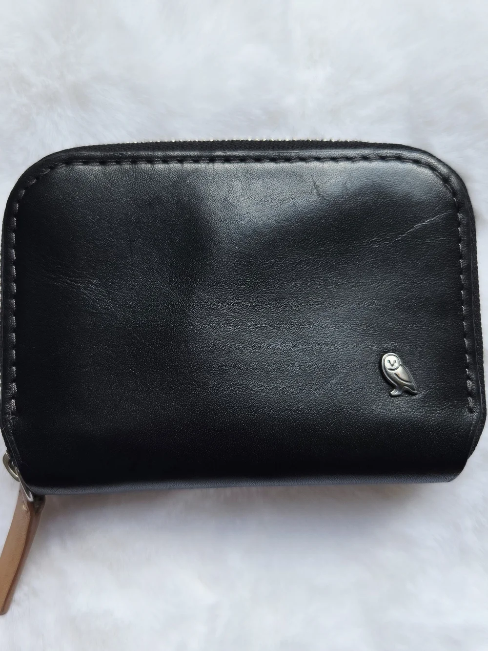 Bellroy Black Leather Zip Wallet